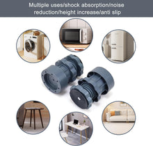 Load image into Gallery viewer, Dryer Anti Vibration Pads, Refrigerator Stand, Washing Machine Stand, Height Adjustment Stand, Fridge Stand & Furniture Base Stand (Pack of 4)