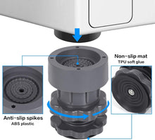 Load image into Gallery viewer, Dryer Anti Vibration Pads, Refrigerator Stand, Washing Machine Stand, Height Adjustment Stand, Fridge Stand & Furniture Base Stand (Pack of 4)