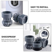 Load image into Gallery viewer, Dryer Anti Vibration Pads, Refrigerator Stand, Washing Machine Stand, Height Adjustment Stand, Fridge Stand & Furniture Base Stand (Pack of 4)