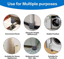 Load image into Gallery viewer, Dryer Anti Vibration Pads, Refrigerator Stand, Washing Machine Stand, Height Adjustment Stand, Fridge Stand & Furniture Base Stand (Pack of 4)