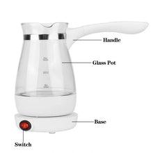 Load image into Gallery viewer, Heat Resistant, Portable 220V-600W Home Electric Coffee Machine (500ml)
