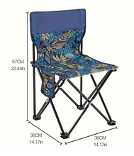 Load image into Gallery viewer, Folding Camping Chairs,Outdoor chair ,Beach Chair for Camping,Fishing Chair (Multicolor)