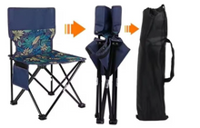 Load image into Gallery viewer, Folding Camping Chairs,Outdoor chair ,Beach Chair for Camping,Fishing Chair (Multicolor)