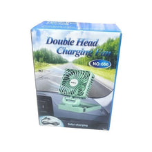 Load image into Gallery viewer, FA-SD-666 Rechargeable Solar Powered Fan x 3