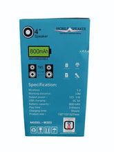 Load image into Gallery viewer, Black Modern MZ M56VP Wired Microphone/1 MZ M56VP Karaoke Speaker System/Dynamic Thunder Sound with Wired Mic