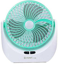 Load image into Gallery viewer, Table Fan, Small Portable Desktop Fan with 21 SMD Light Strong Wind, Quiet Operation Personal Mini Fan for Home Office Bedroom Kitchen Table and Desktop USB Fan Assoretd Colour (JY-1880 Fan23)