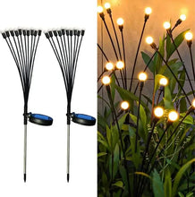 Load image into Gallery viewer, Plastic 2 Pack Solar Firefly For Garden,16 Led Bulb
