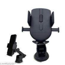 Load image into Gallery viewer, Car Mobile Holder with One Click Technology and Quick Release Button,360° Rotation,Strong Suction Cup for Windshield & Dashboard Mobile Holder for car Compatible with All Smartphones