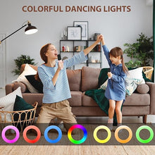 Load image into Gallery viewer, 2 Mike Bluetooth Speaker with Karaoke Mic System for Home Singing Magic Ai Voice Changer Portable Mini Wireless Speaker with Mike