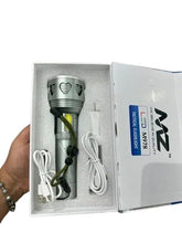 Load image into Gallery viewer, MZ M-978 Zoomable Metal LED Torch Aluminum Body with 2000 lumens, Long-Lasting, Waterproof USB Rechargeable, Bright Light