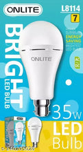 Load image into Gallery viewer, 35Watt Rechargeable LED Bulb Extra Bright Light AC / DC
