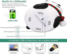 Load image into Gallery viewer, Panda Night Lamp, Panda Touch Silicone Lamp, 7 Colour Changing Light For Kids Bedroom, Usb Rechargeable,Birthday Gift For Girls And Boys (Close Eye), Multicolor, led