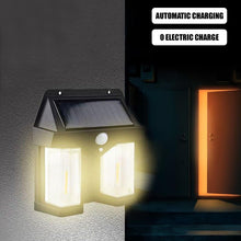 Load image into Gallery viewer, Solar Wall Lamp Dual Core Wireless Dusk to Dawn Motion Sensor Sconce Light