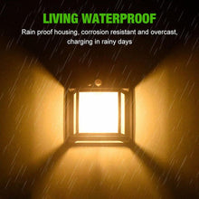 Load image into Gallery viewer, Solar Tungsten Wall Light 2023 New Wireless Dusk to Dawn Motion Sensor LED Wall Sconce IP65 Waterproofs Solar Securitys Light Exterior Wall Mount Lighting for Patio Yard Battery Lights with