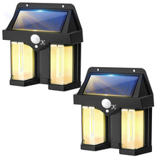 Load image into Gallery viewer, Solar Wall Lamp Dual Core Wireless Dusk to Dawn Motion Sensor Sconce Light