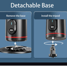 Load image into Gallery viewer, Q02 Auto Face Tracking Mobile Phone Holder, 360° Rotation Gimbal Stabilizer Tripod Smart Shooting Camera Mount for Live Vlog Streaming Video (Gimbal+Rechargeable Remote Control+2 LED Lights)