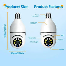 Load image into Gallery viewer, Wi-Fi CCTV Camera V380 Pro | Indoor 360° Smart Home Security Camera Light Vision 24x7 Continuous Recording with Motion Sensor LED Lights