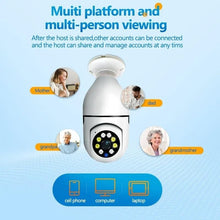 Load image into Gallery viewer, Wi-Fi CCTV Camera V380 Pro | Indoor 360° Smart Home Security Camera Light Vision 24x7 Continuous Recording with Motion Sensor LED Lights