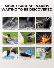 Load image into Gallery viewer, Portable Car Vacuum Cleaner with Blower | USB Rechargeable Wireless Handheld Car Vacuum Cleaner Traveling,Portable,Rechargeable (4in1)