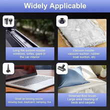 Load image into Gallery viewer, Portable Car Vacuum Cleaner with Blower | USB Rechargeable Wireless Handheld Car Vacuum Cleaner Traveling,Portable,Rechargeable (4in1)