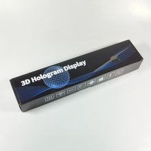 Load image into Gallery viewer, LED Holographic Fan, 3D Hologram Advertising Machine WiFi Control 234 LED Beads 512x234P Resolution for Party for Android for iOS for Shop (EU Plug)