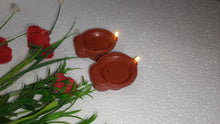 Load image into Gallery viewer, Eshwarshop Water Sensor Flameless Indian Diya Deepak LED Light (Brown) with Hand Shape LED- 4 Pieces