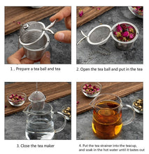 Load image into Gallery viewer, Stainless Steel Tea Strainer Net Type / Spices Strainer