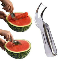 Load image into Gallery viewer, Stainless Steel Water Melon Cutter Silver Color
