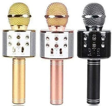 Load image into Gallery viewer, Advance Handheld Wireless Singing Mike Multi-Function Bluetooth Karaoke Mic with Microphone Speaker