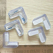 Load image into Gallery viewer, Table Corner Protection L Shape Angle 4 Pcs Pack