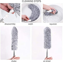 Load image into Gallery viewer, Flexible Duster For Fan Cleaning Mop With Long Rod