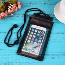 Load image into Gallery viewer, Waterproof and Transparent Mobile Bag Cover for Protection in Rain - Random Colors
