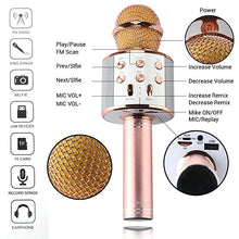 Load image into Gallery viewer, Advance Handheld Wireless Singing Mike Multi-Function Bluetooth Karaoke Mic with Microphone Speaker