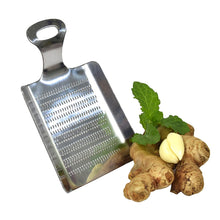 Load image into Gallery viewer, Stainless Steel Ginger/Garlic Grater