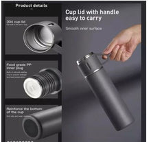 Load image into Gallery viewer, Stainless Steel Thermo 500ml Vacuum Insulated Bottle with Cup for Coffee Hot Drink and Cold Water