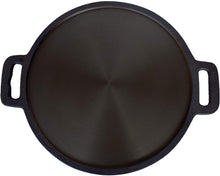 Load image into Gallery viewer, Cast Iron Dosa Tawa Premium Quality 12 inches Double Handle Pre-Seasoned, Perfect for Cooking on Gas