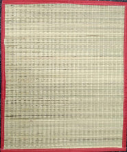Load image into Gallery viewer, Striped Modern Mat (Ivory, Korai Grass, 2 x 1.5 Feet)