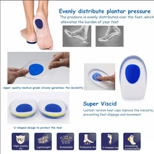 Load image into Gallery viewer, Silicone Healthy Heel Cups - 1 Pair