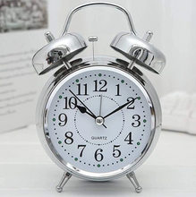 Load image into Gallery viewer, Twin Bell Alarm Clock - 2 Colors
