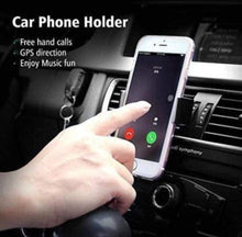 Load image into Gallery viewer, Car AC Vent Universal Dashboard Mobile Holder with 360 Rotating Mount for Better Navigation and Performing Smartphone Tasks (Black)