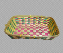 Load image into Gallery viewer, Natural Coloured Eco-Friendly - Bamboo Basket | Bread Basket | Vegetable Basket | Fruit Basket
