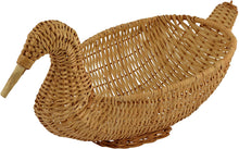 Load image into Gallery viewer, Natural Coloured Eco-Friendly - Multi-Utility Wicker Duck Basket | Bread Basket | Vegetable Basket | Fruit Basket