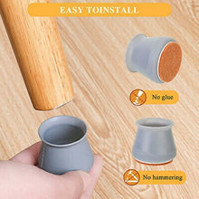 Load image into Gallery viewer, Silicon Chair, Table Leg Cover Cups - 4 Pcs Pack
