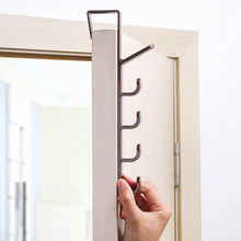 Load image into Gallery viewer, 5 Level Door Hook Clothes Hanger, Door Hooks Hangers for Clothes, Towel ()