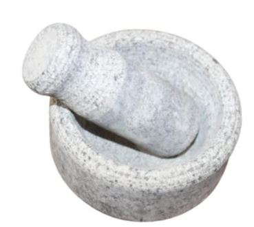 Stone Mortar and Pestle Single Set - Big Size Bowl Type