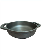Load image into Gallery viewer, Premium Quality Pre Seasoned Cast Iron Kadai / Kadai Wok ( Diameter: 11 Inch)