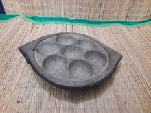Load image into Gallery viewer, Soap Stone Panniyaram Pan/ Puddu Maker/Panniyara Kal- Preseasoned