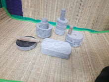 Load image into Gallery viewer, Stone Miniature set for Pooja or Kids Toy /Karukal (Black Stone) Miniature Set/gruhapravesam set
