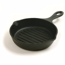 Load image into Gallery viewer, Mini Cast Iron Single Handle Grill Pan Pre Seasoned (6Inch or 15cm)