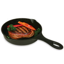 Load image into Gallery viewer, Mini Cast Iron Single Handle Grill Pan Pre Seasoned (6Inch or 15cm)